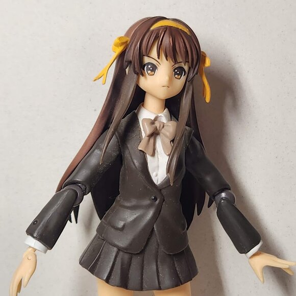 Haruhi Suzumiya Koyoen Gakuin Uniform Figma 077 Action Figure 2010 Japan Anime K - Picture 3 of 15